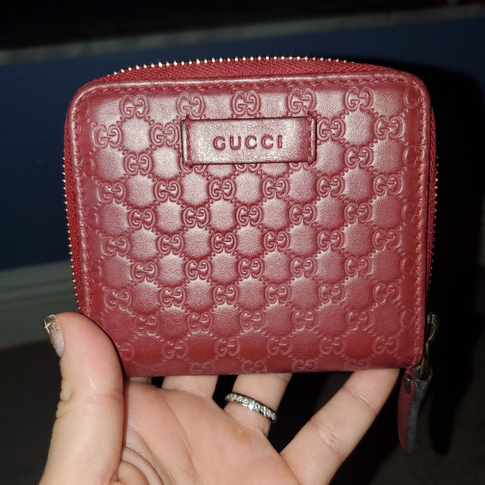 Red Gucci Wallet
